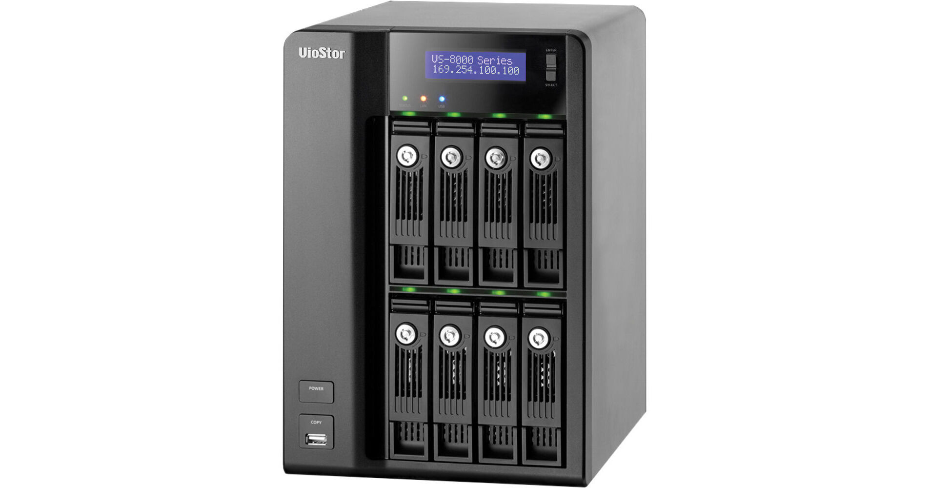 QNAP 40-CH VioStor NVR Network Video Recorder VS-8040-US B&H