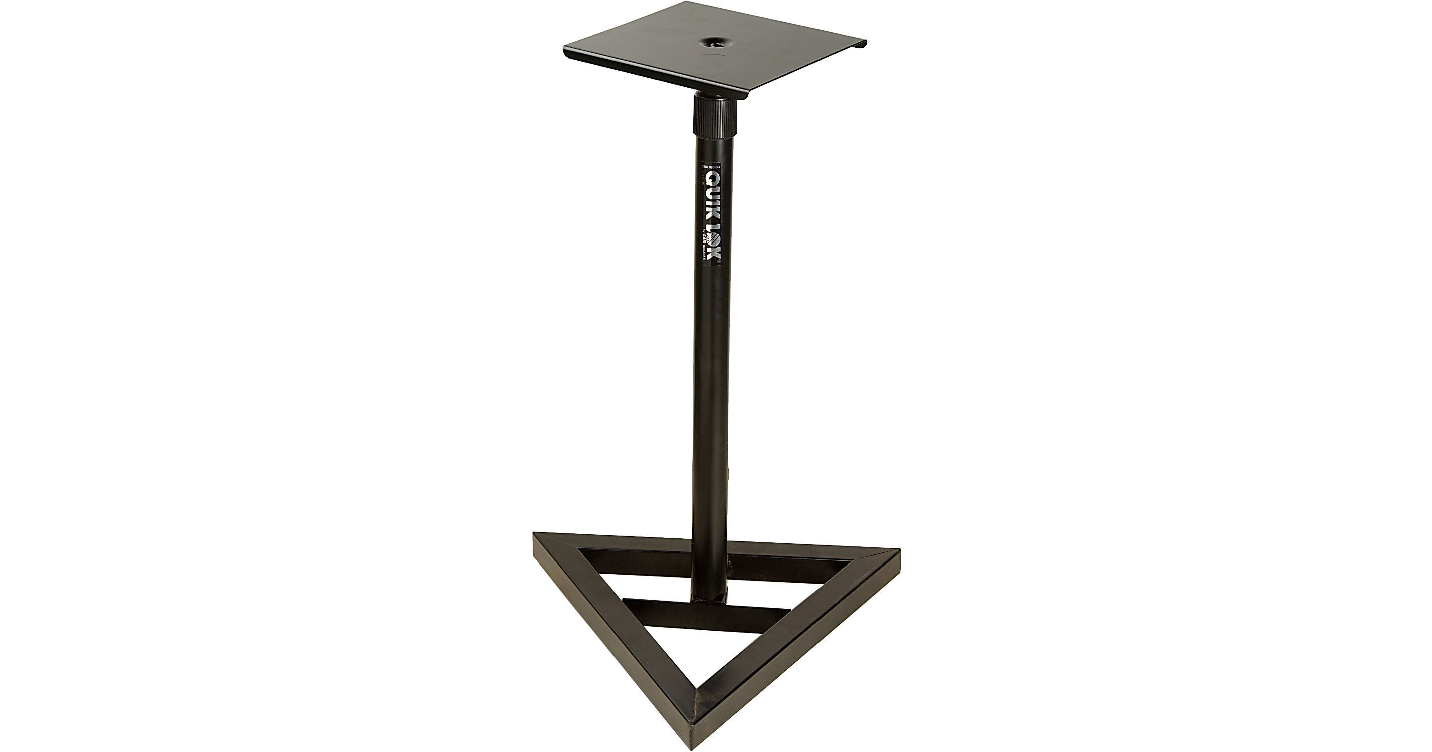 QuikLok SP-180 Lautsprecherständer (Paar) – Höhenverstellbar 48–72 Cm, Luftpolster-Design, Aluminium, Schwarz