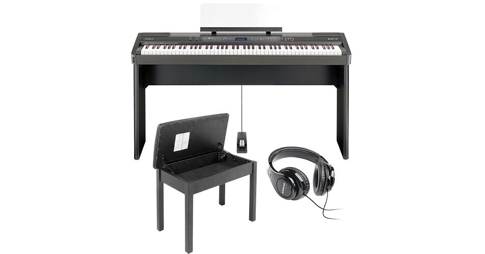 Roland FP-4 88-Key Digital Piano Home Studio Bundle (Black) B&H