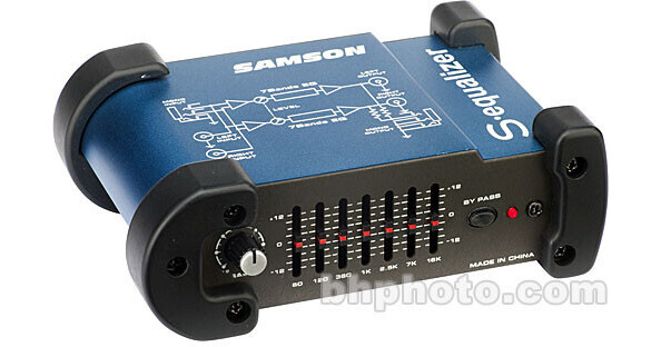 Samson S-equalizer - Stereo 7-Band Graphic Equalizer SASEQ B&H