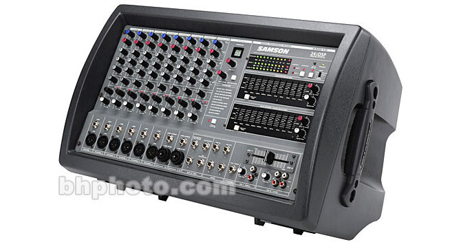 Samson XM910 Powered Stereo Mixer SAXM910 B&H Photo Video