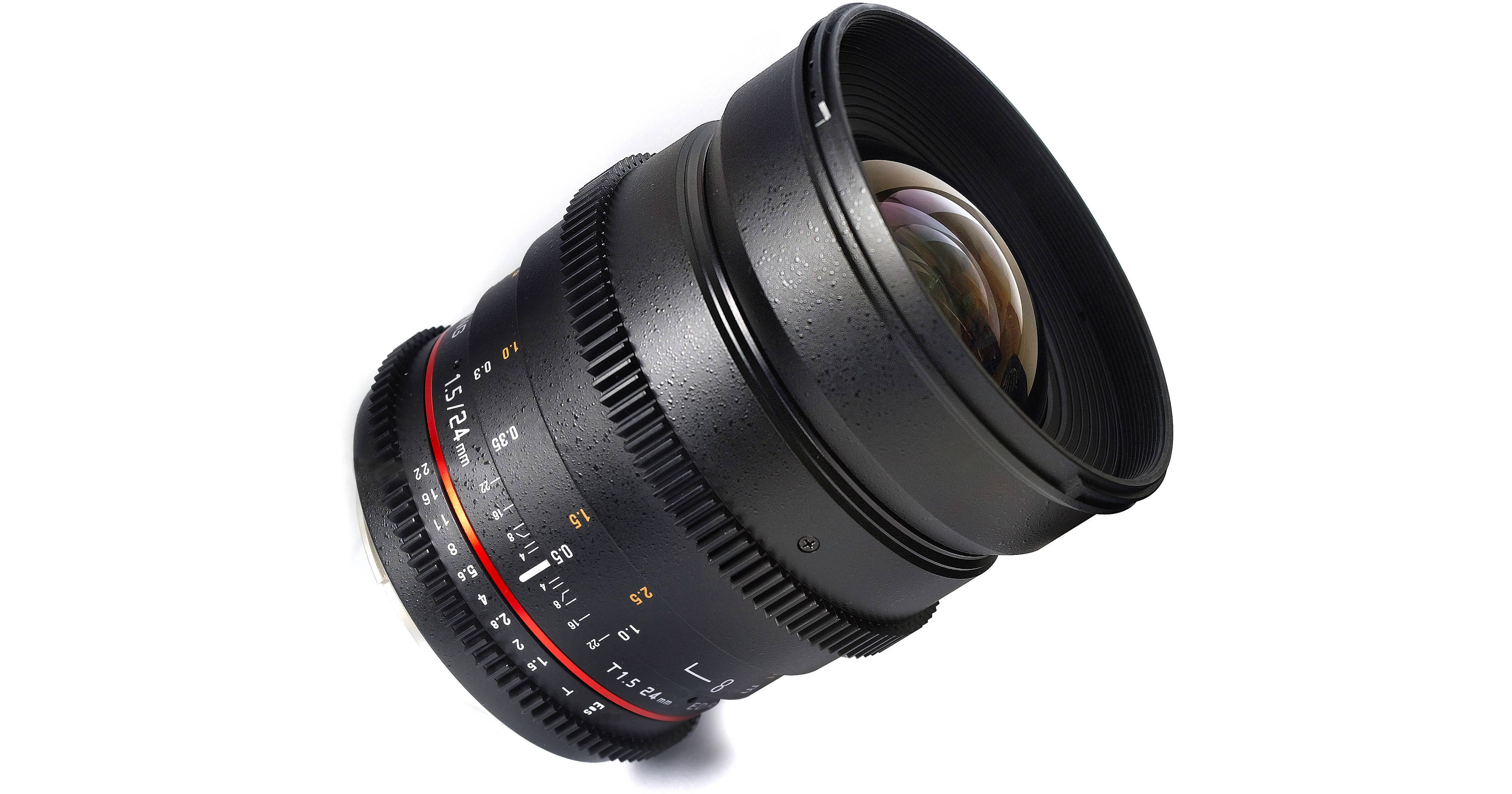 Objectif Cinéma Samyang XEEN T 1,5/24 CF Plein Format - Monture PL, Pour Tournage Professionnel