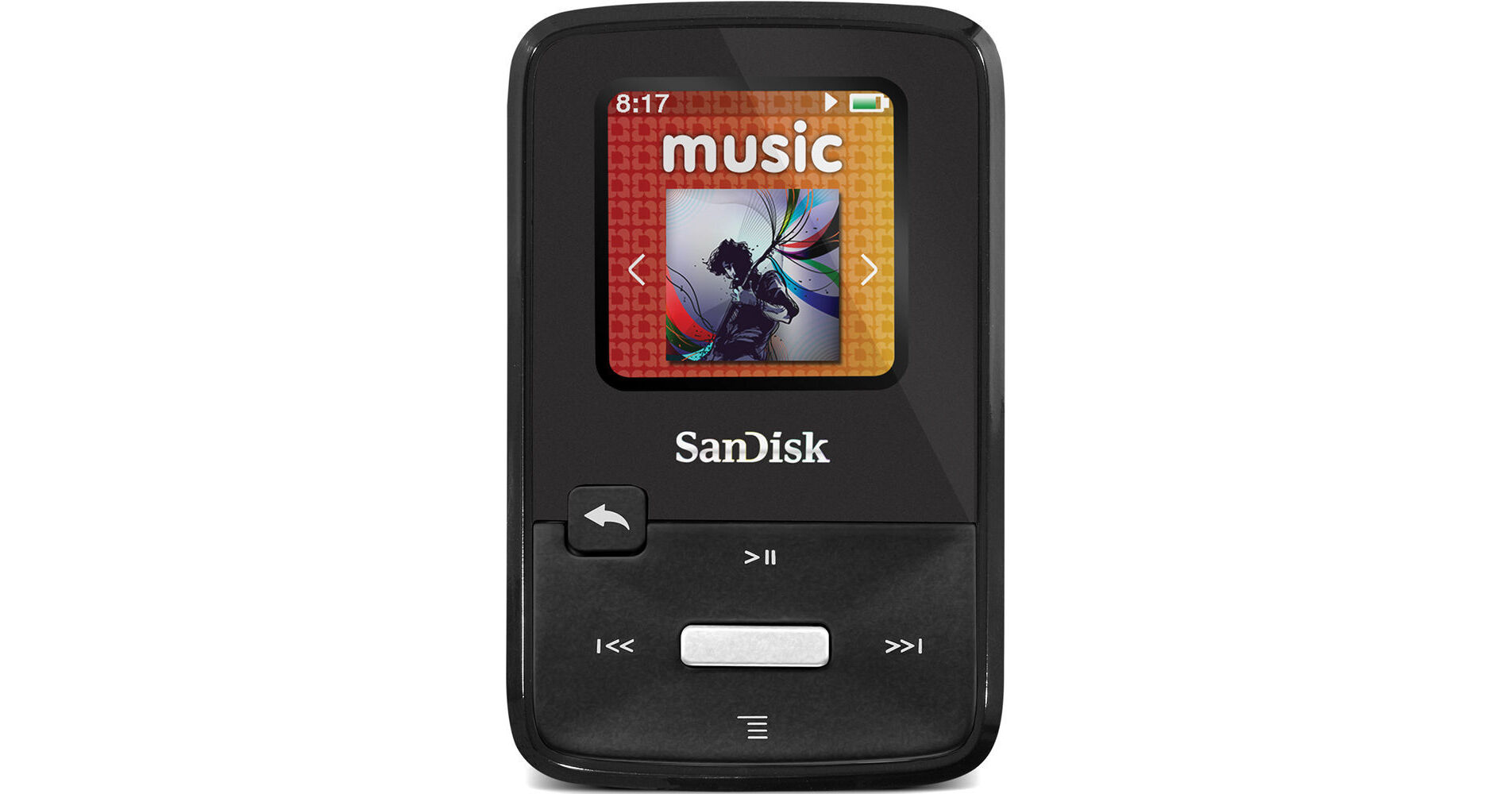 SanDisk Sansa Clip Zip MP3 Player (8GB, Black) SDMX22-008G-A57K