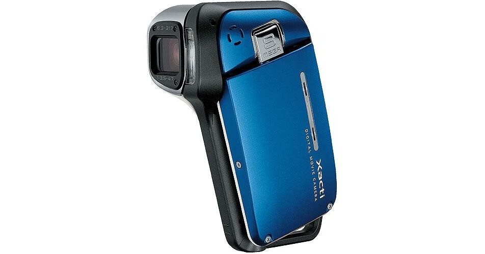 Sanyo VPC-E2 Xacti E2 Waterproof Camcorder (Blue) VPC-E2BL B&H