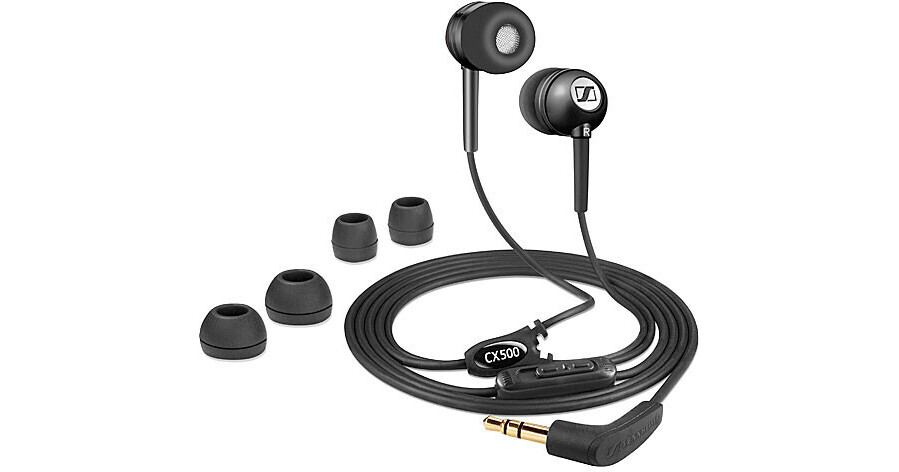 Sennheiser CX 500 Noise-Isolating Stereo Earphones (Black) CX500 Sennheiser CX 500 Noise-Isolating Stereo Earphones (Black) CX500