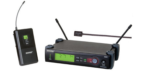 Shure SLX14/93 Wireless Omni Lavalier Microphone SLX14/93-G4 B&H