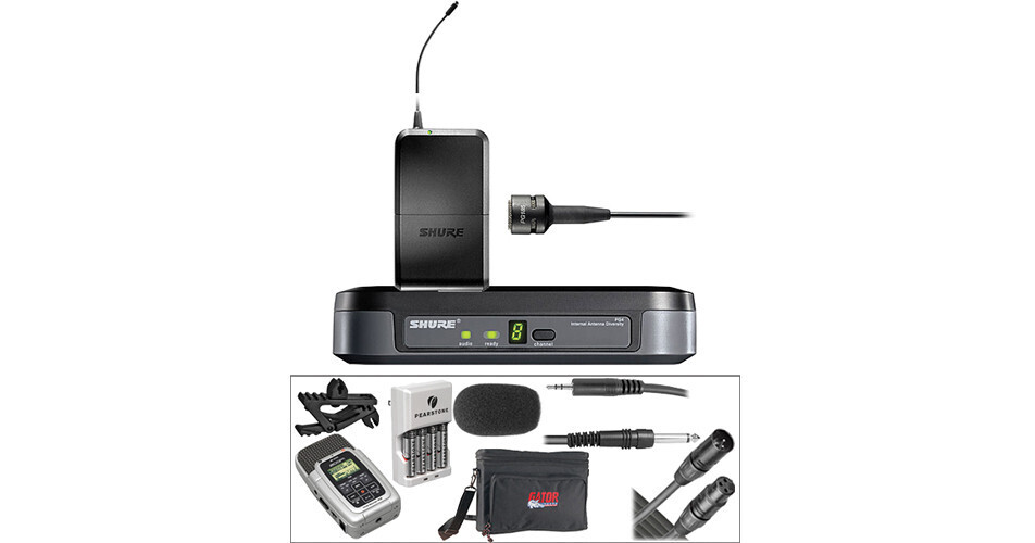 Shure Shure Wireless Mic & Zoom H2 Portable Recorder Kit -
