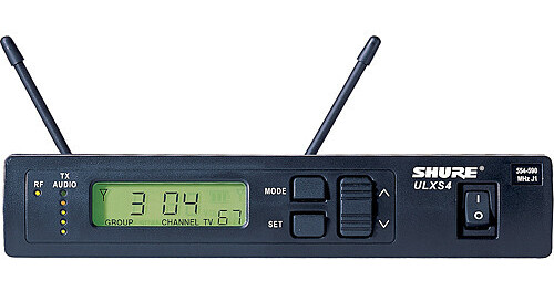 SHURE ULXS4 ワイヤレス受信機 Shure ULXS4 Wireless Receiver (G3: 470 to 506 MHz) ULXS4-G3 B&H