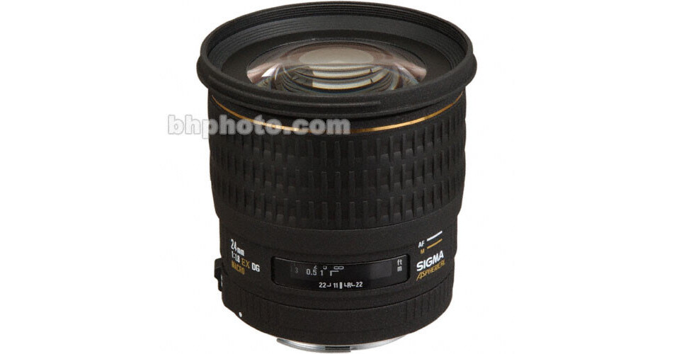 Sigma 24mm f/1.8 (D) EX Aspherical DG DF Macro AF Lens 432205