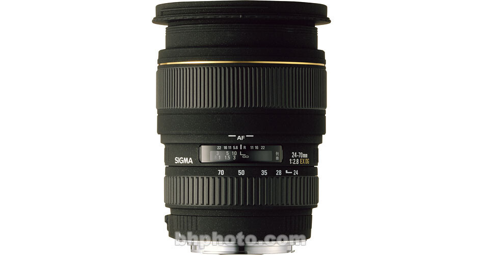 Sigma 24-70mm f/2.8 EX DG Macro DF Autofocus Lens 548110 B&H