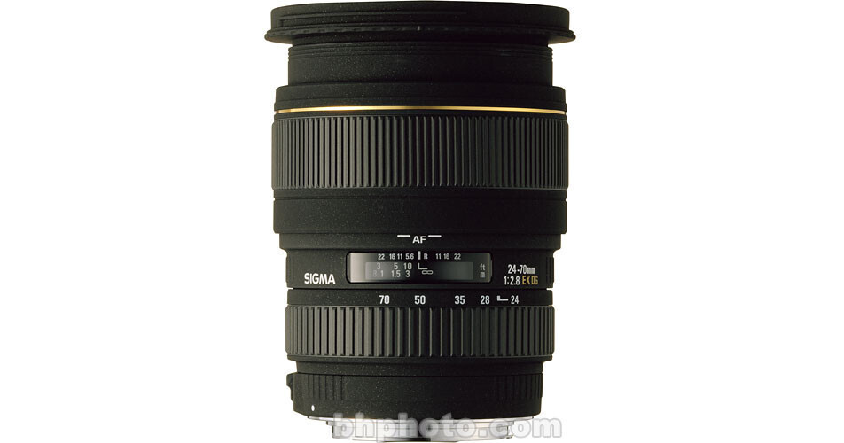 Sigma 24-70mm f/2.8 (D) EX DG Macro DF Autofocus Lens 548205 B&H