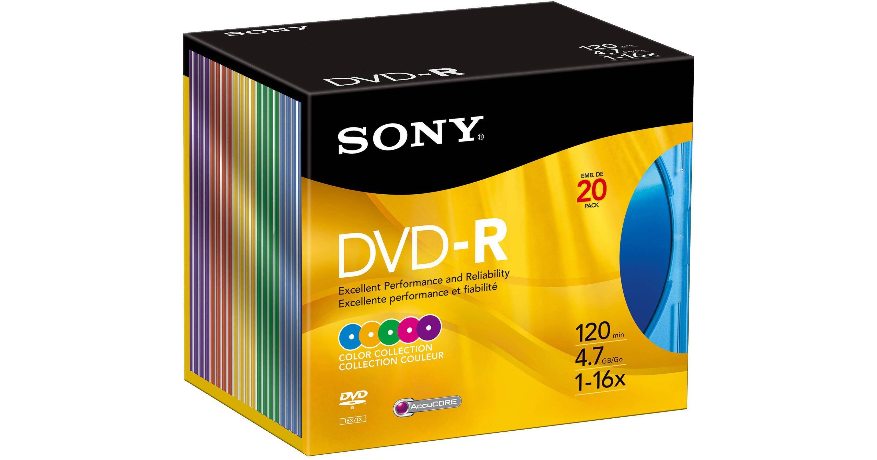 Sony 20DMR47RX4 DVD-R Recordable Disc (Box of 20) 20DMR47RX4 B&H
