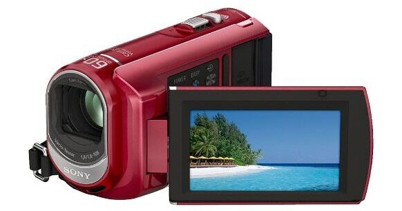 【極美品】SONY Handycam DCR-SX41 レッド　ほぼ新品！ Sony DCR-SX40 4GB Handycam Camcorder (Red) DCRSX40/R B&H Photo