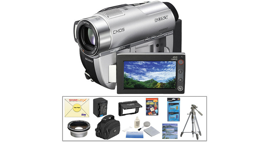 Sony DCR-DVD910 DVD Handycam Camcorder Advanced Kit B&H Photo