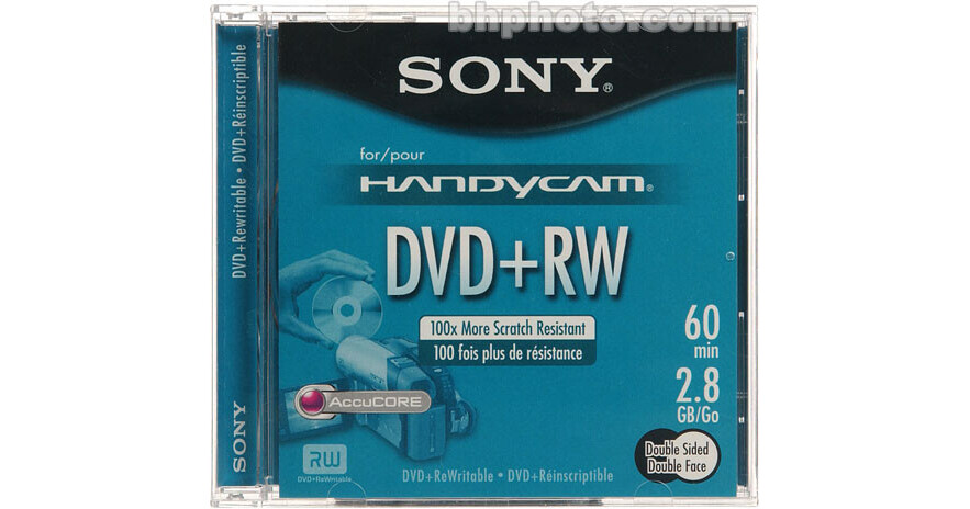 Sony 8cm 2.8GB DVD+RW for Camcorders (1) DPW60DSR2H B&H Photo