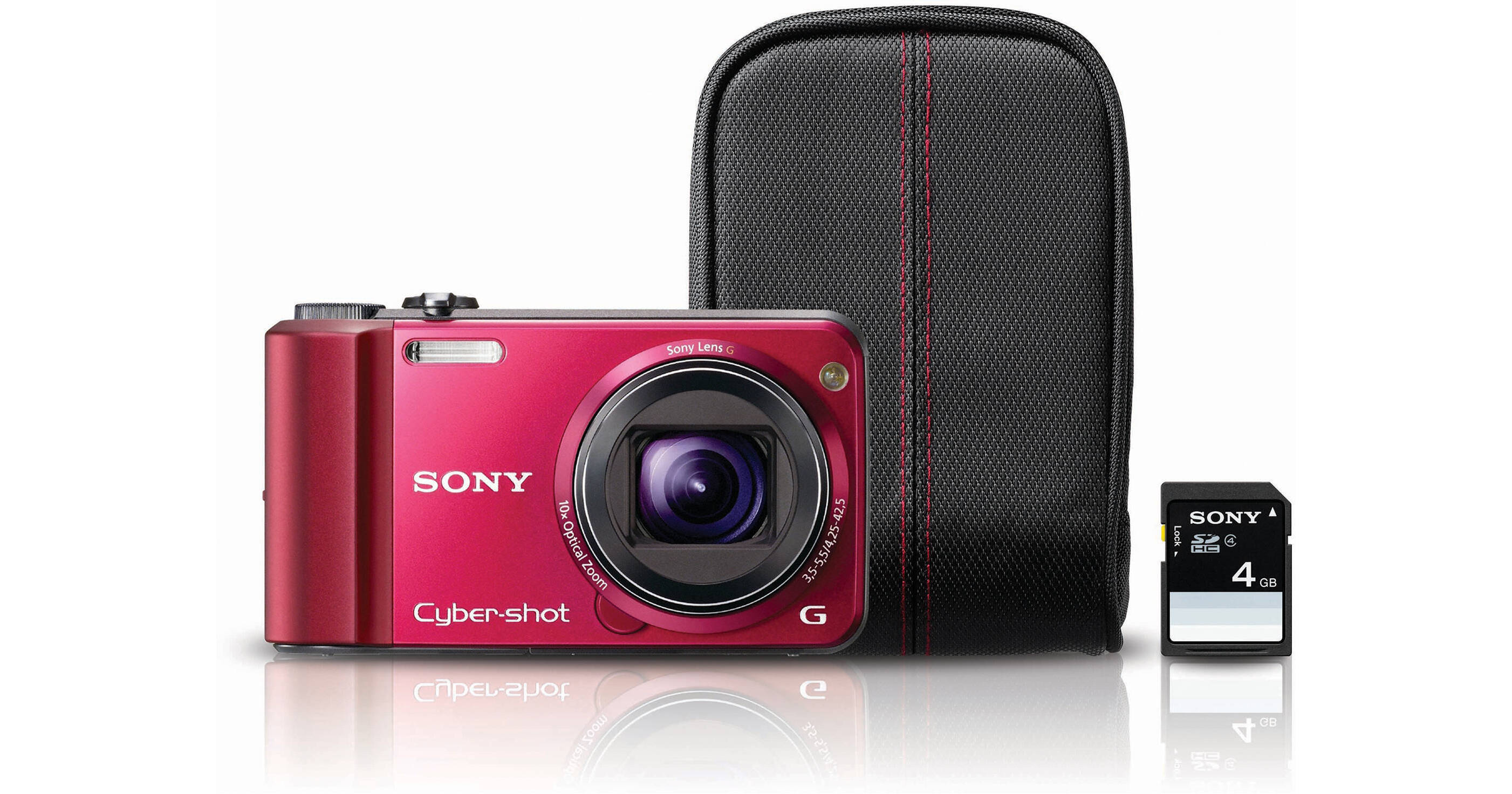 Sony Cyber-shot DSC-H70 Digital Bundle (Red) DSCH70/RBDL B&H