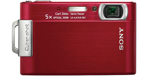 Sony Cybershot DSC-T200 Digital Camera (Red) DSCT200R B&H Photo