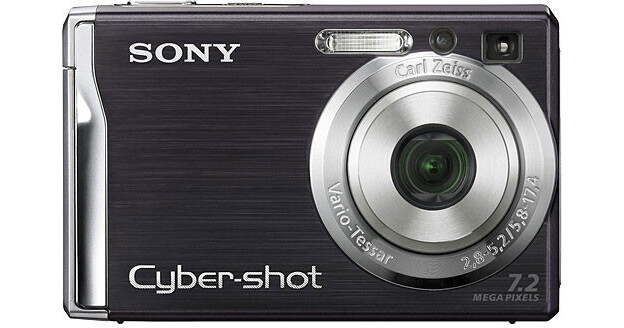 Sony Cyber-shot DSC-W80 Digital Camera (Black) DSCW80B B&H Photo