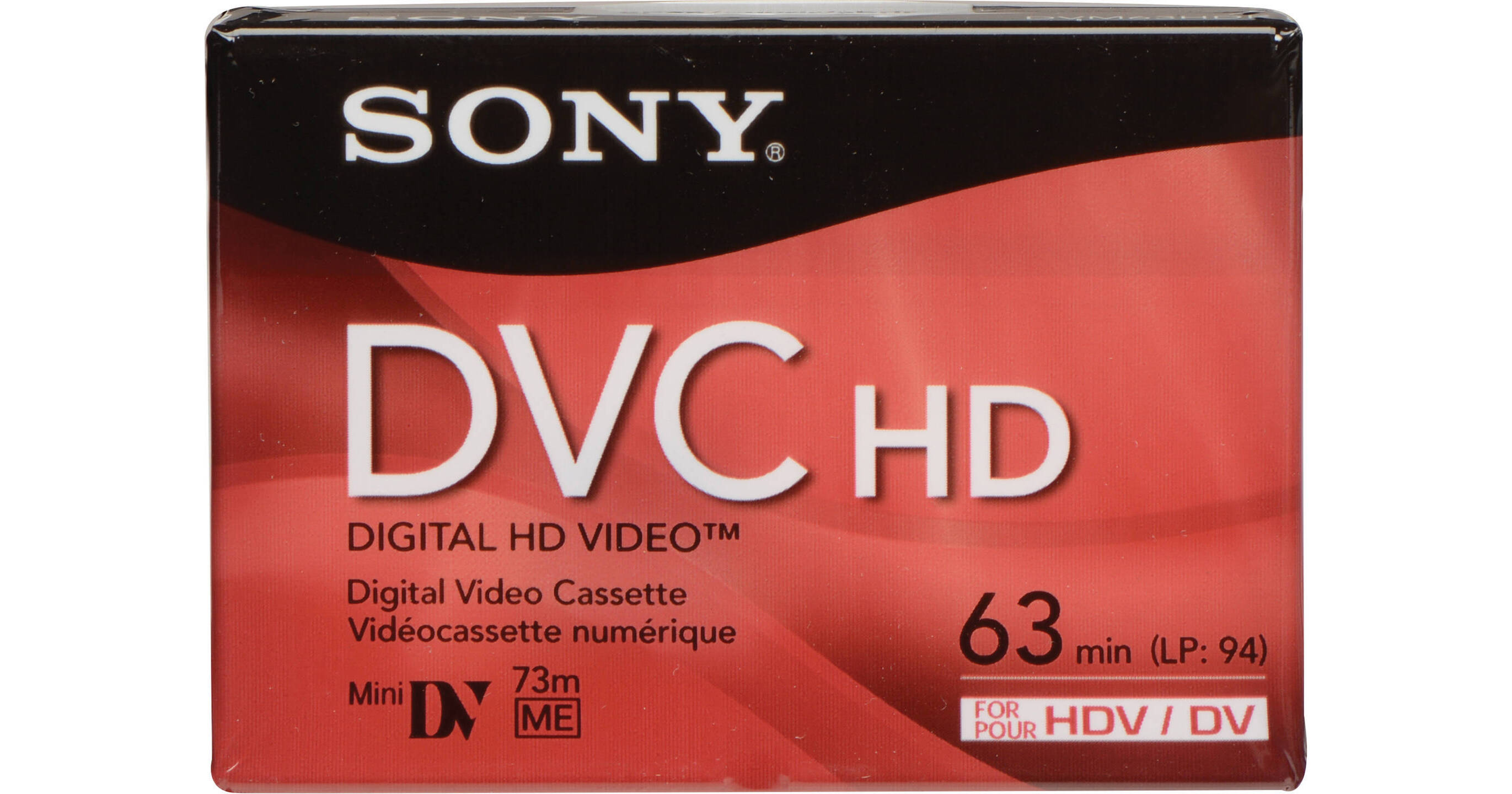 Sony DVM-63HD HDV Cassette (63 Minutes) DVM63HDR B&H Photo Video