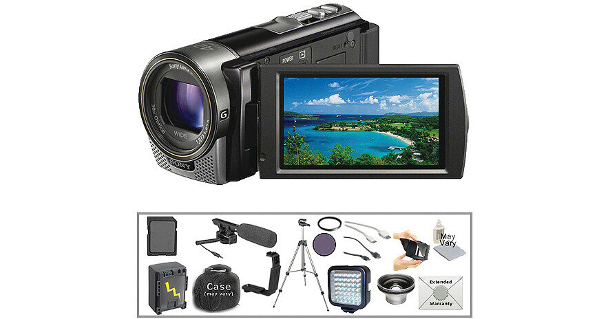 Sony HDR-CX160 HD Flash Memory Camcorder with Deluxe Accessory