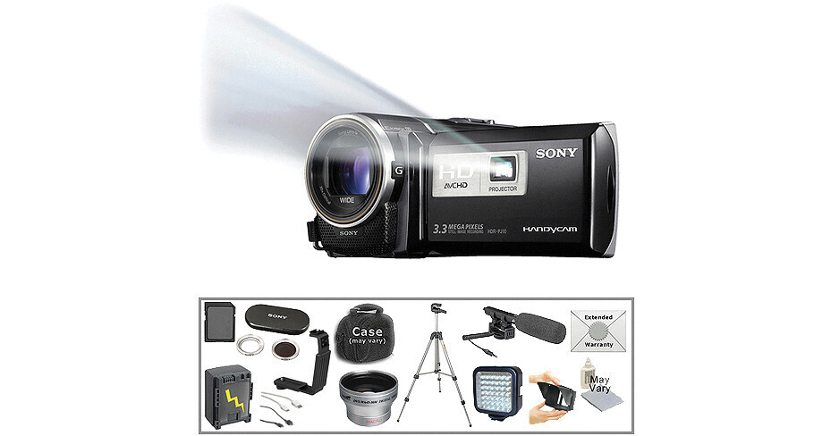 Sony HDR-PJ10 Camcorder with Deluxe Accessory Kit B&H Photo