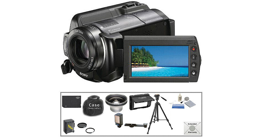 Sony HDR-XR200V 120GB HD Handycam Camcorder Advanced Kit B&H