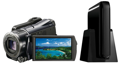 Sony HDR-XR550V 240GB HD Handycam Camcorder w/ WD 320GB External