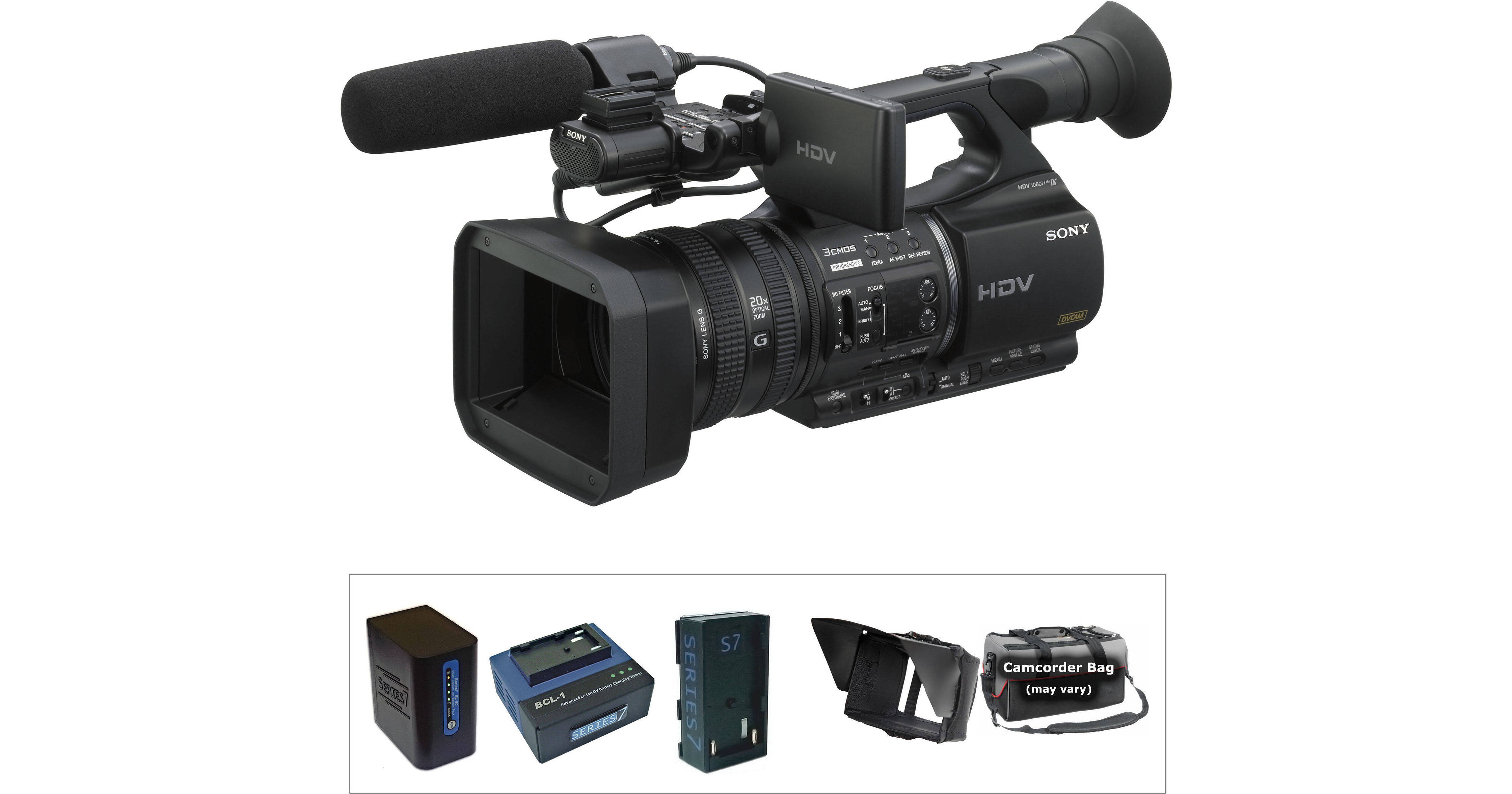 Sony HVR-Z5U Professional HDV Camcorder Kit B&H Photo Video