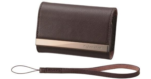 Sony LCS-CSVA/T Soft Leather Carrying Case (Brown) LCSCSVA/T B&H