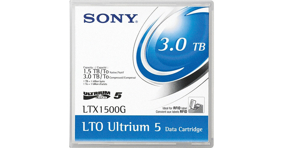 Sony LTO Ultrium LTO 5 Data Cartridge LTX1500G B&H Photo Video