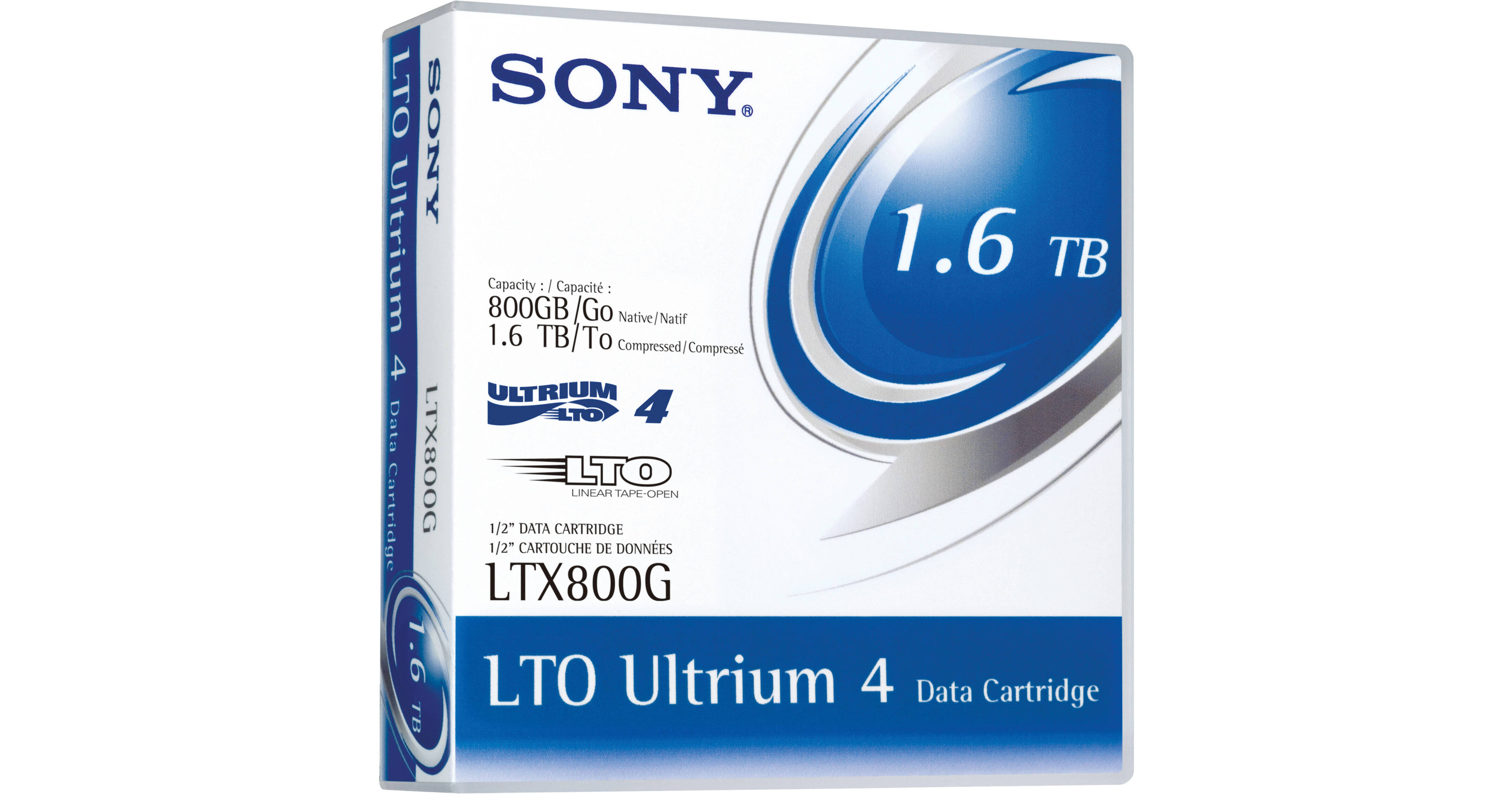 Sony 800GB/1.6TB LTX800G LTO Ultrium 4 Data Cartridge LTX800G