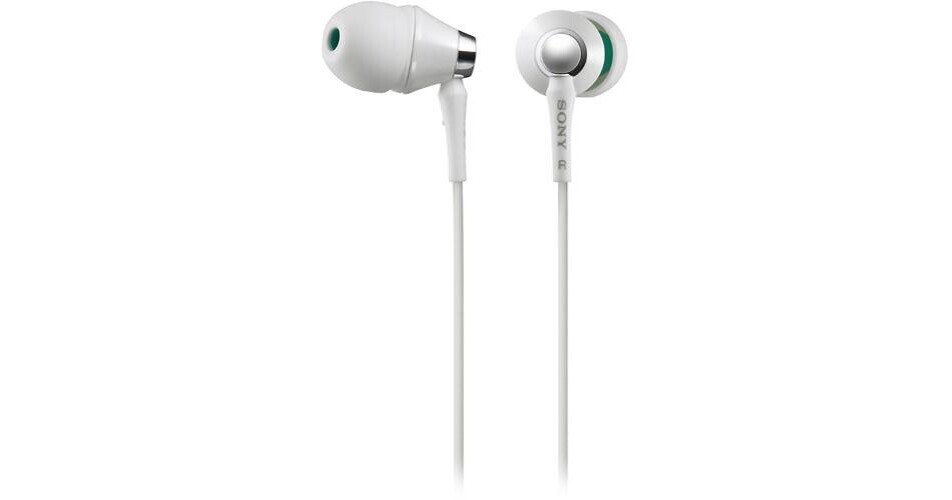 Sony MDR-EX76 Premium In-Ear Stereo Headphones (White)