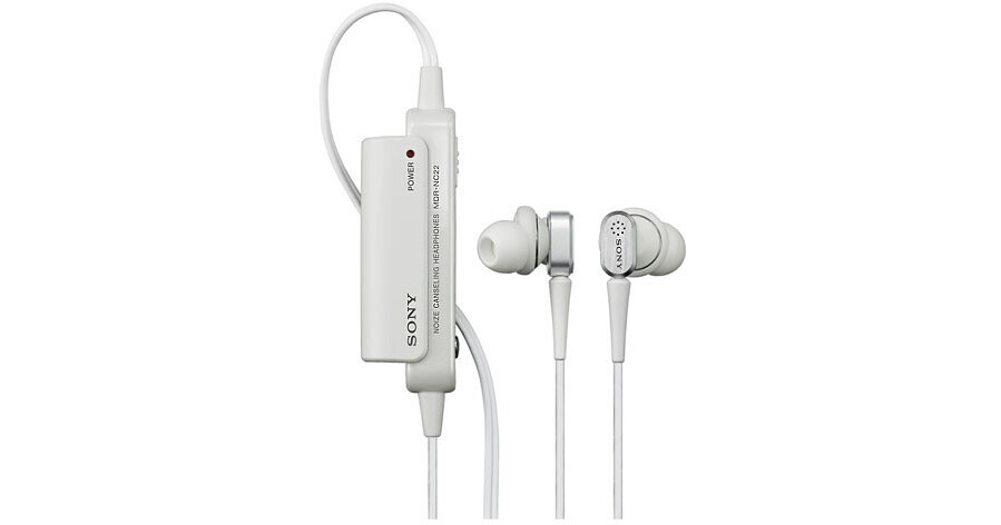 Sony MDR-NC22 - Noise-Cancelling In-Ear Stereo MDRNC22/WHI B&H