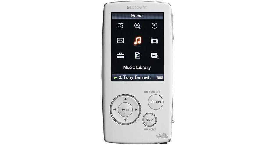 Sony NWZ-A816WHI 4GB Walkman Video MP3 Player (White) NWZA816W