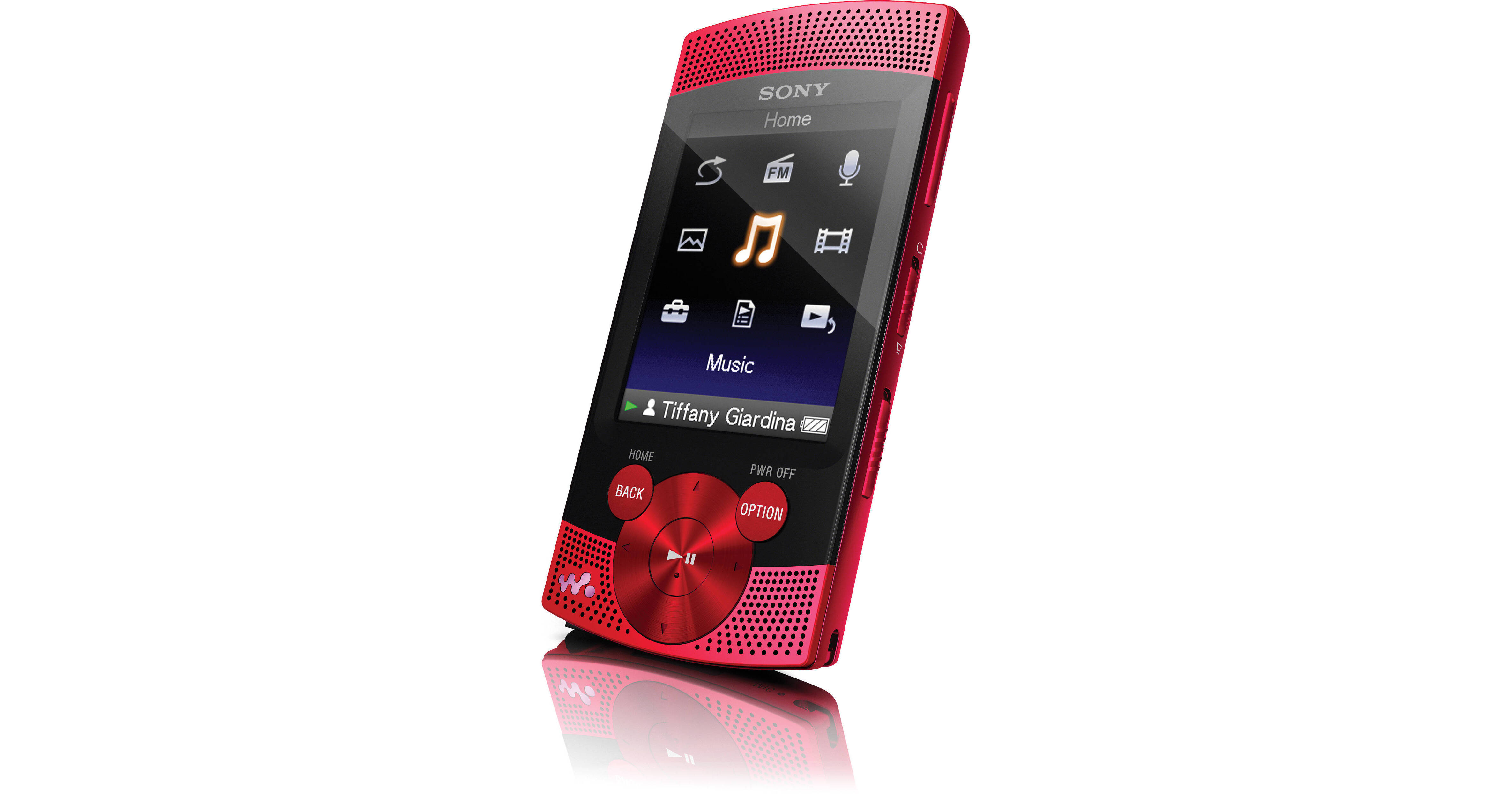 Sony NWZ-S544 8GB S Series Walkman Video MP3 Player NWZ-S544RED