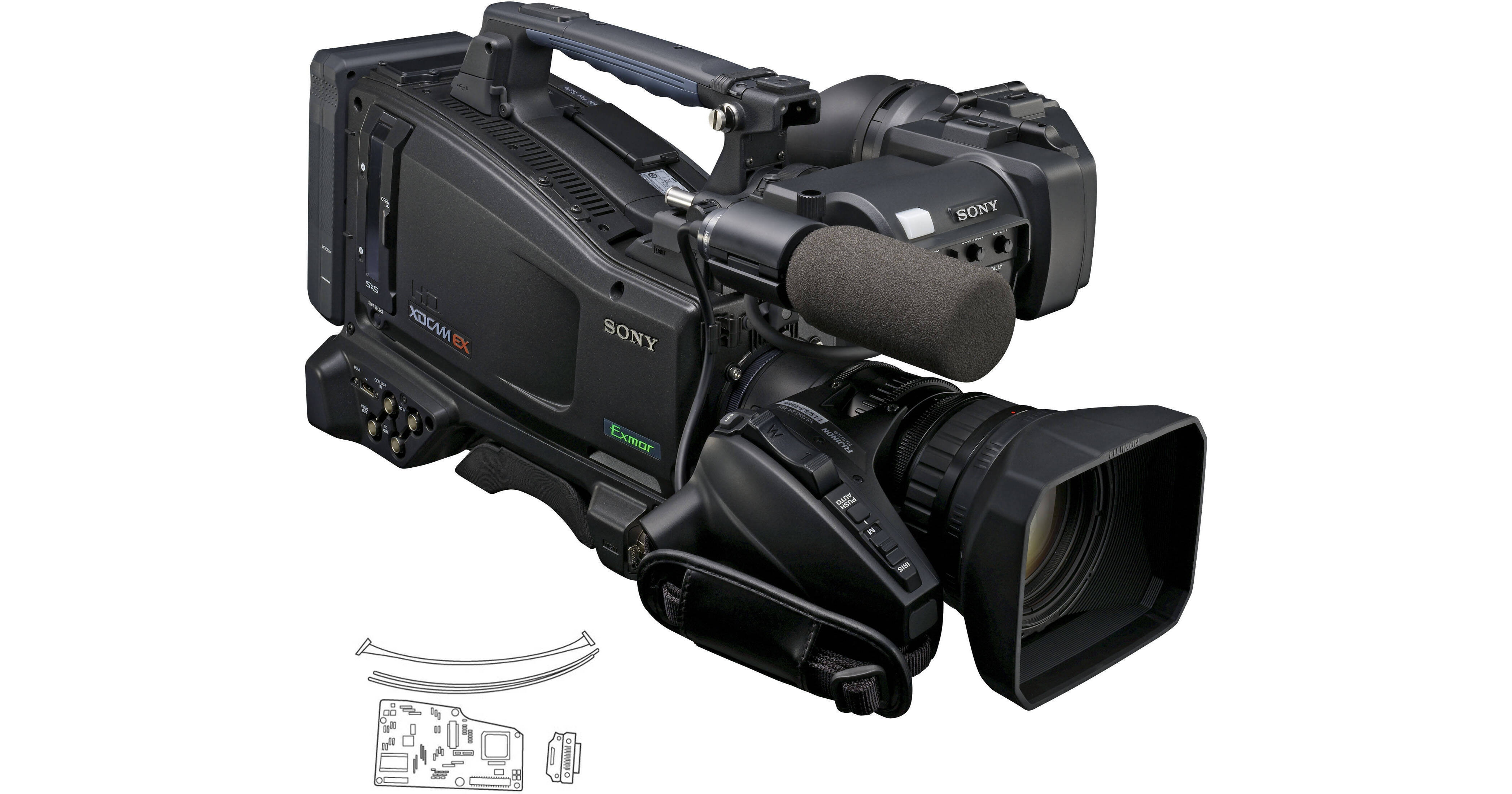 SONY PMW-320 XDCAM 業務用カメラ Sony PMW-320L XDCAM EX Camcorder with CBK-CE01 PMW-320LCE B&H