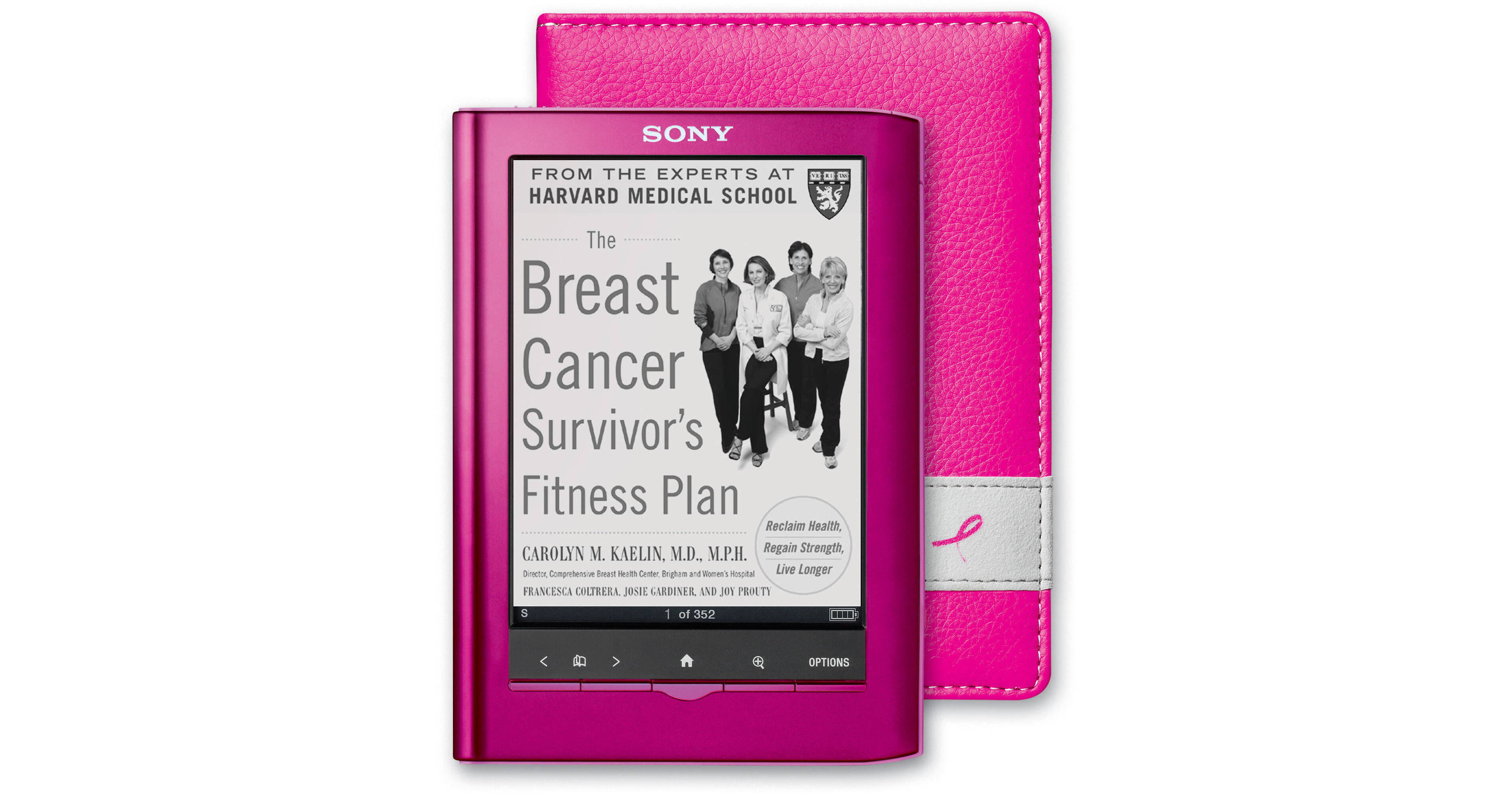 Sony Reader Pocket Edition Exclusive Pink Ribb PRS350PC/B B&H