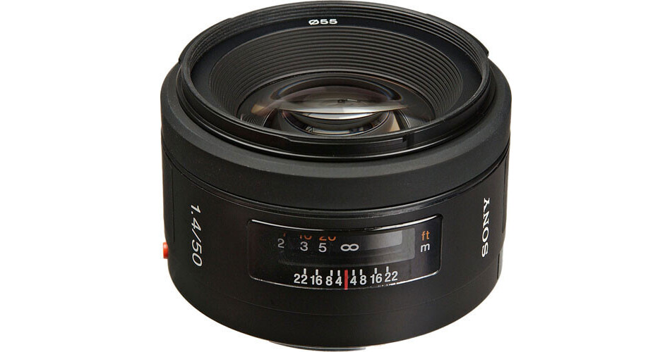 Sony SAL-50F14 Normal 50mm f/1.4 Autofocus Lens SAL50F14 B&H