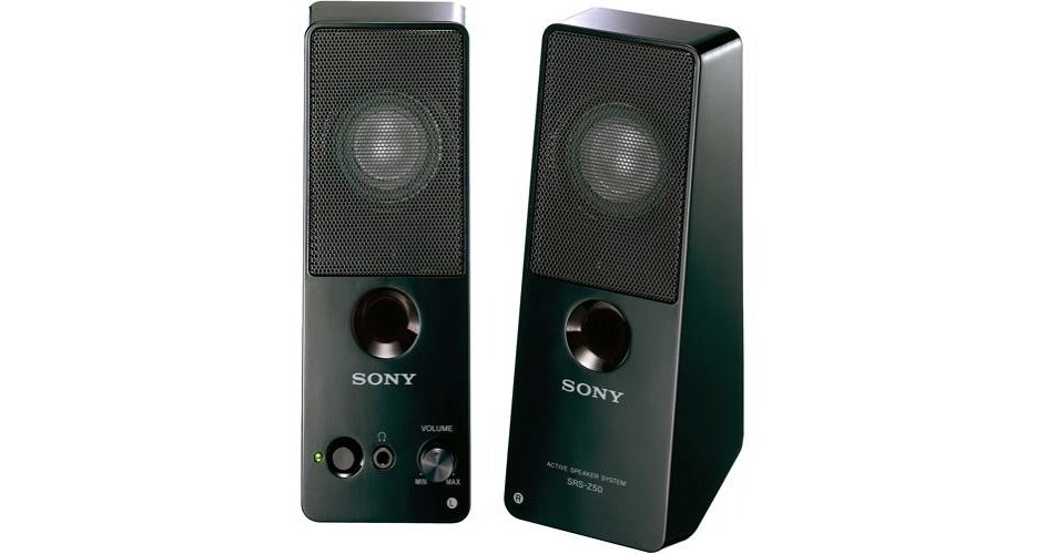 Sony SRS-Z50 Stereo PC Speaker System (Black) SRSZ50/BLK B&H