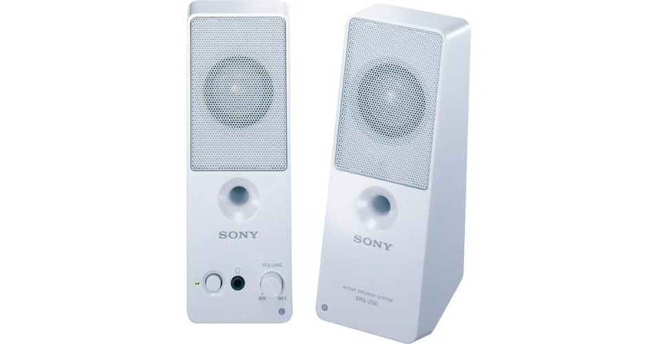 Sony SRS-Z50 Stereo PC Speaker System (White) SRSZ50/WHI B&H
