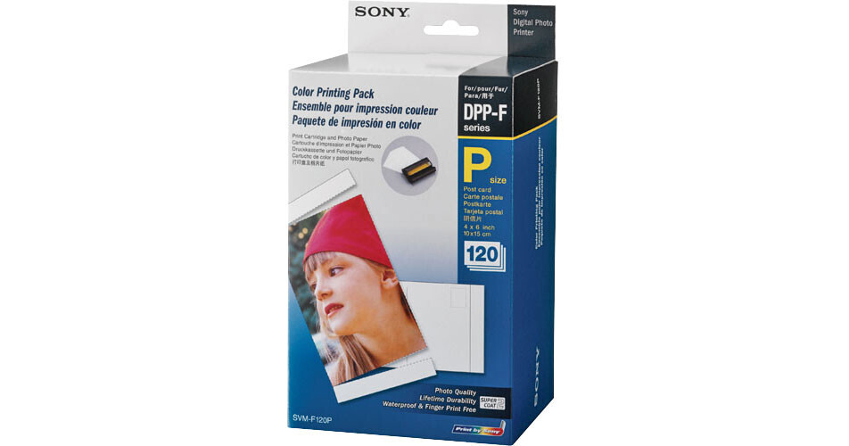 Sony SVM-F120P Print Media Pack (4x6