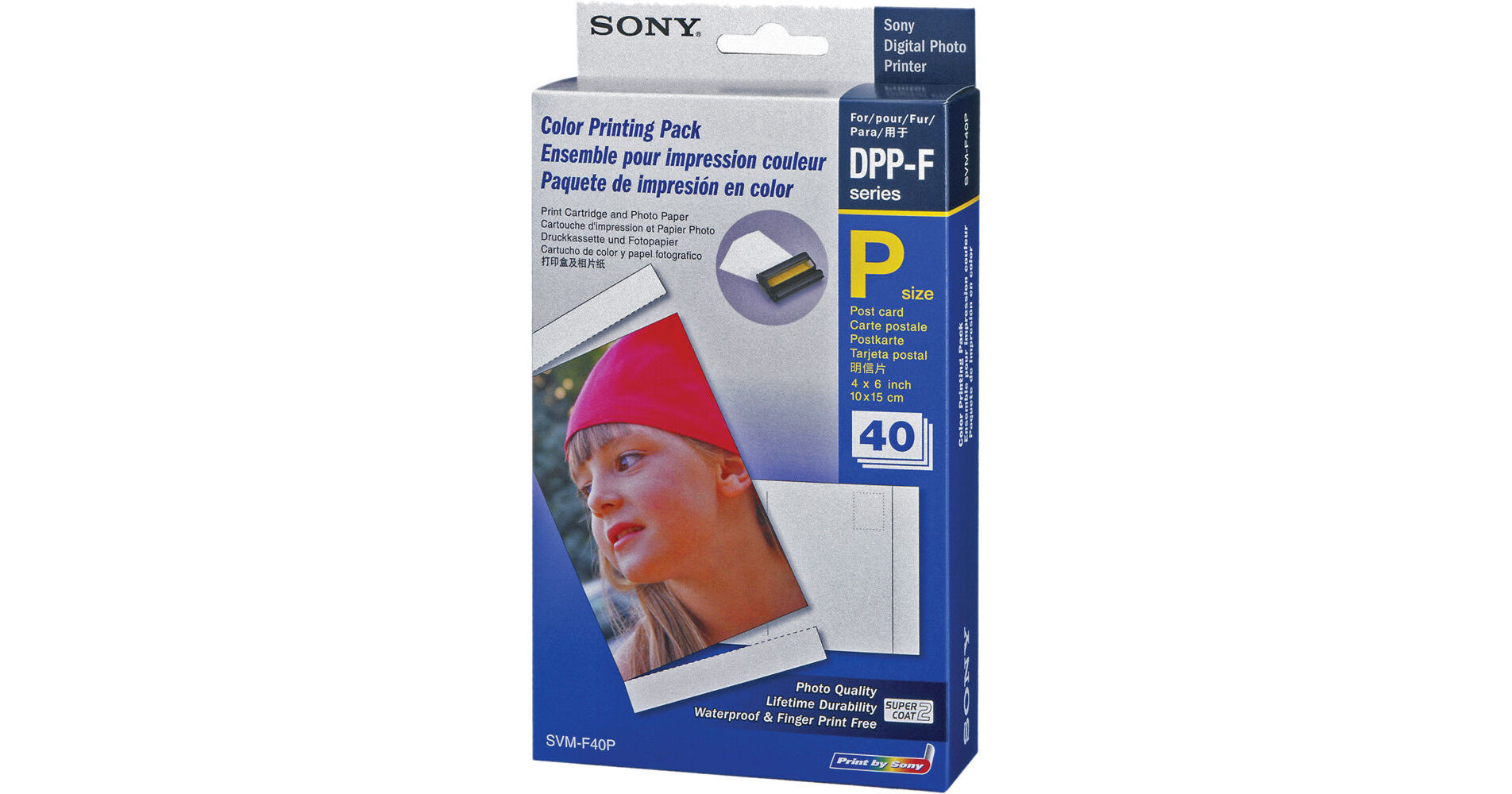 Sony SVM-F120P Colour Print Pack for DPP-F Dye