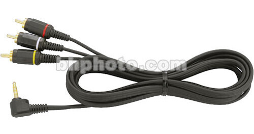 Sony VMC-30FR Mini Male to 3 RCA Male A/V Cable - 9.8' VMC30FR