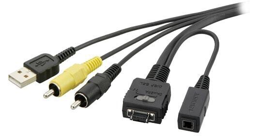 Câble USB Et AV VMC-MD1 Pour Sony Cyber-shot - Connecteur Mini 8 Broches, 1.5m, Occasion