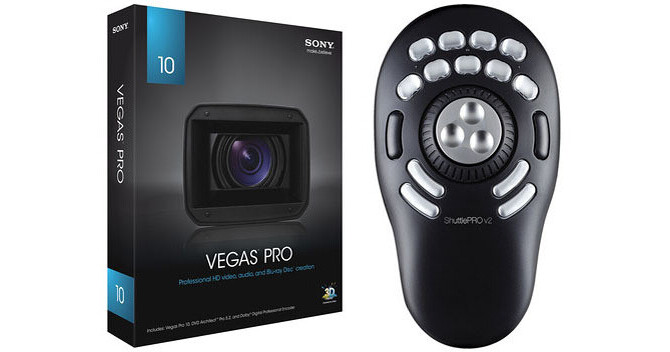 Sony Vegas Pro 10 with Contour Design ShuttlePRO v2 Kit B&H