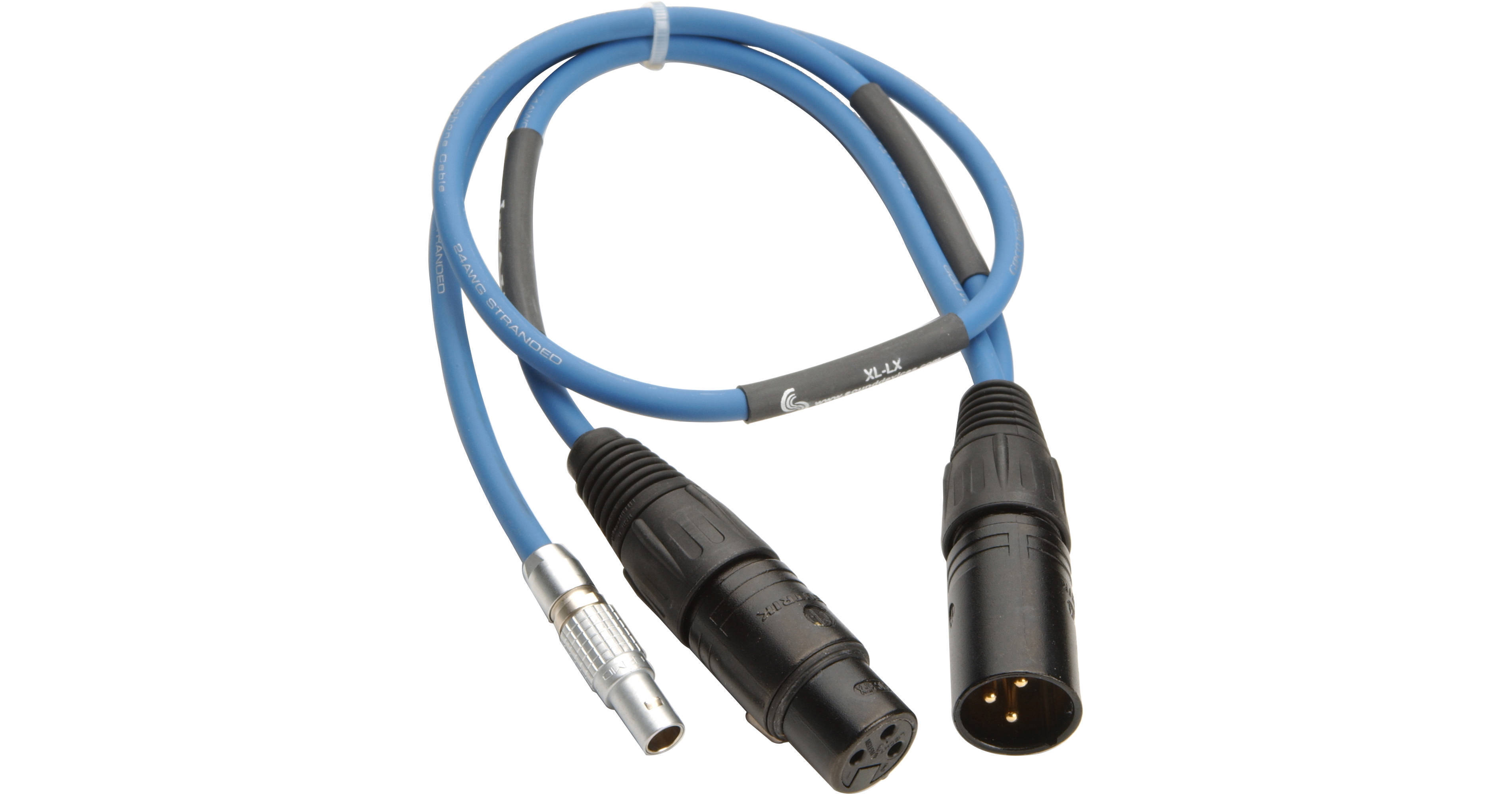 ビデオカメラ Sound Devices XL-LX Lemo 5 XLR-M XLR-F Sound Devices XL-LX LEMO 5-Pin to 3-Pin XLR M/F Cable XL-LX B&H