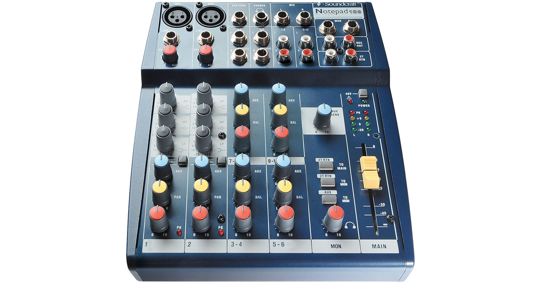 Soundcraft Notepad 102 Compact 6 Input Audio Mixer RW5797US B&H