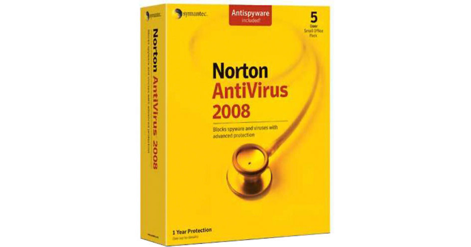 Symantec Norton AntiVirus 2008 Software for Windows 12567411 B&H