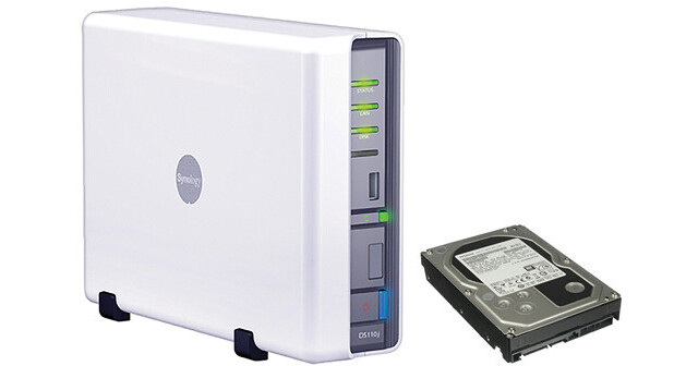 Synology 4TB (5400rpm) DS110j Disk Station 1-Bay NAS Server B&H