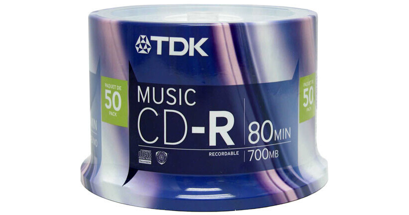 TDK CD-R 80 Minute Recordable Music Compact Disc 47987 B&H Photo